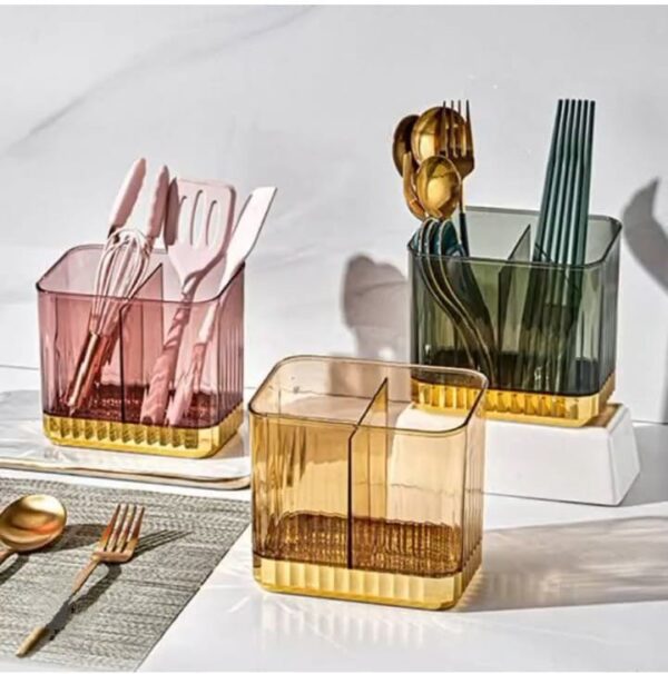 Acrylic spoon holder